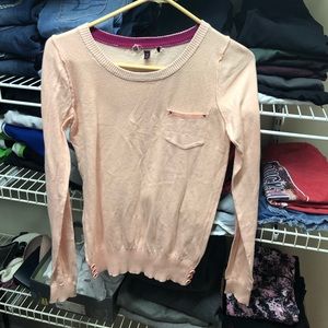 blush sweater